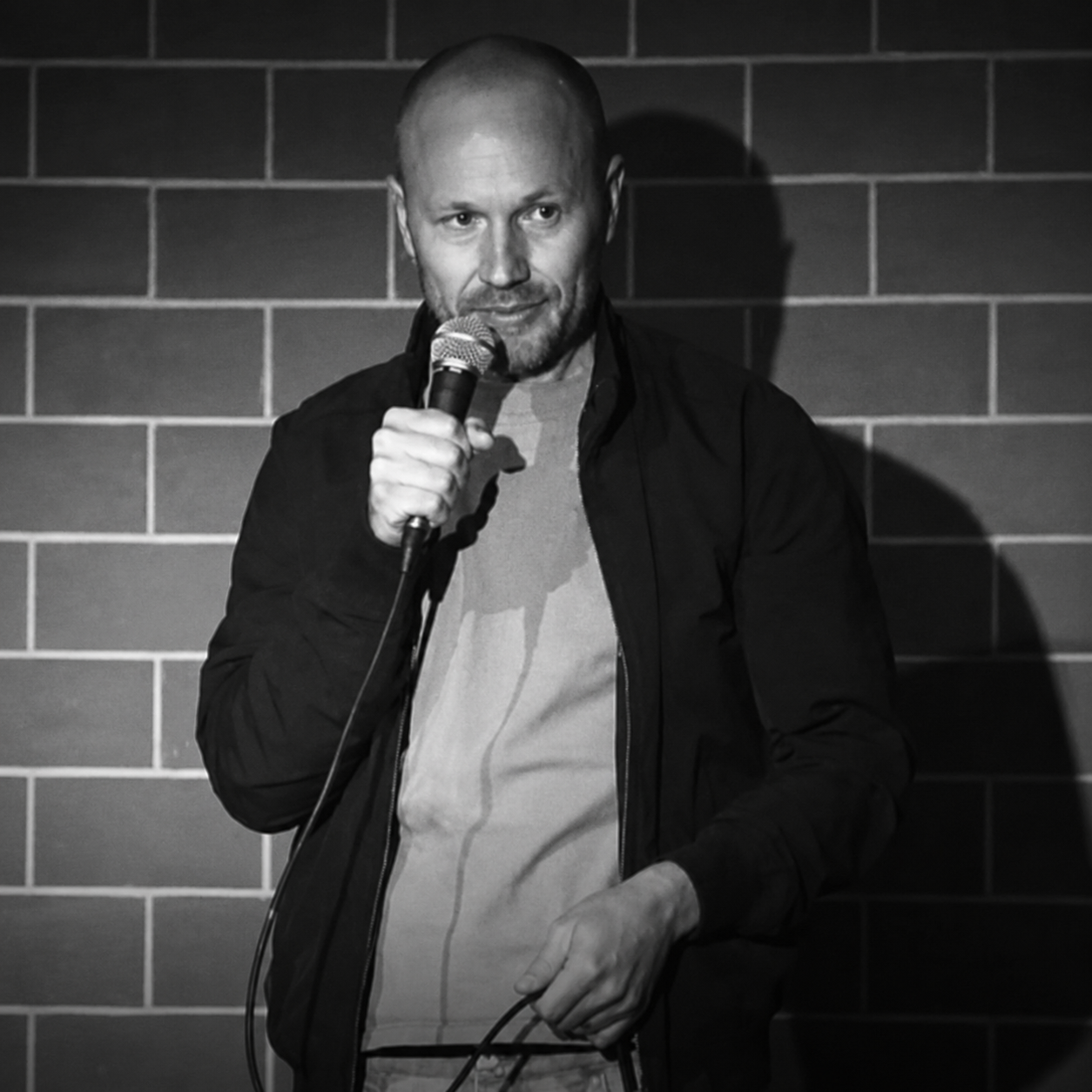 Toby Brewer on stage