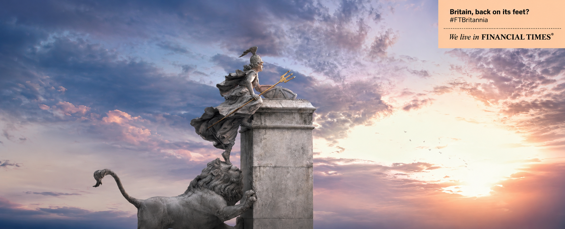 Financial Times “Britannia” advertising campaign — britannia artwork, created by Toby Brewer